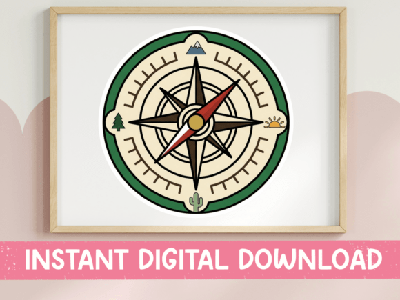 Adventure Compass Rose Outdoor Sticker Review