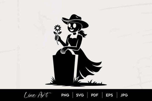 Cowgirl Flower Grave Silhouette: A Designer's Review
