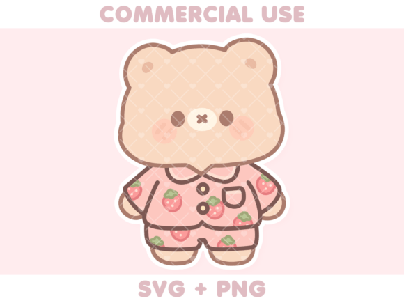 Cute Bear Wearing Strawberry Pyjamas: A Designer's Review