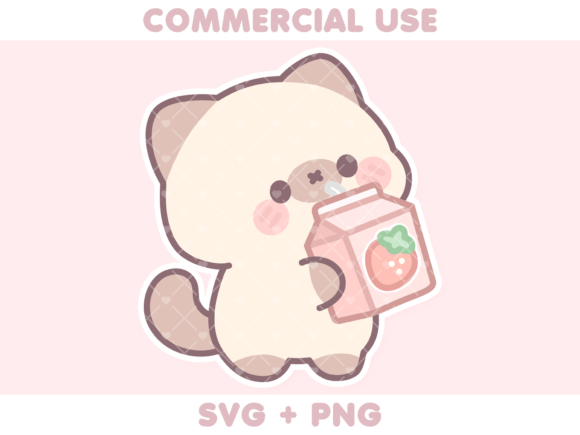 Cute Cat Drinking Strawberry Milk: A Designer's Review