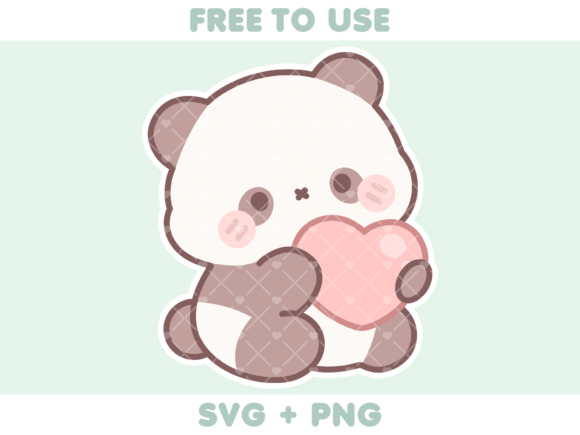 Cute Panda Holding Heart: A Designer's Review
