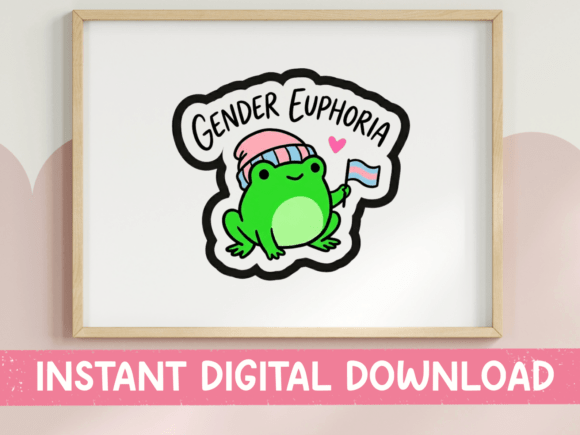 Gender Euphoria Frog SVG: A Designer's Review