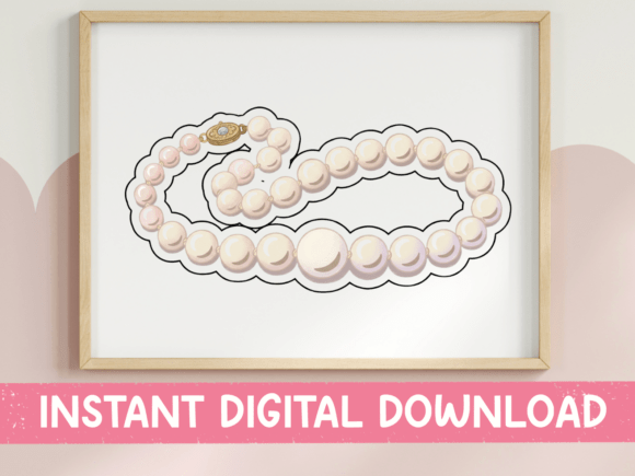 Pearl Necklace Strand Sticker: A Designer's Review