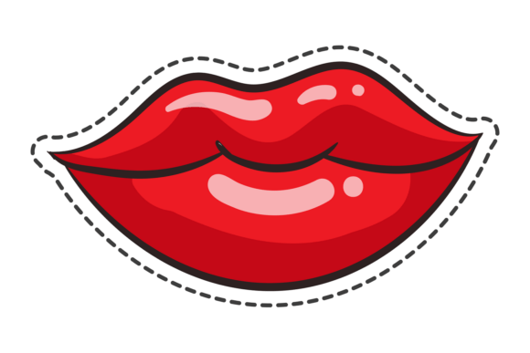 Red Lipstick Lips: A Glamour Embroidery Review