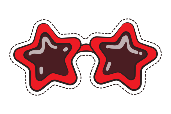 Red Star Glasses: A Bold Party Accessory for Embroidery