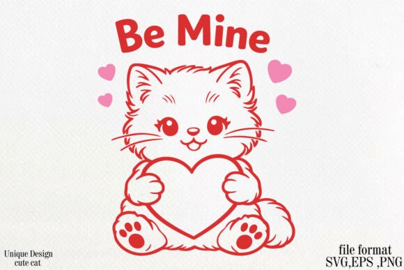 Review: Cute Valentine's Day CAT SVG for Embroidery