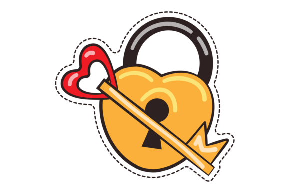 Review: Heart Shape Lock and Love Key Cartoon St for Embroidery