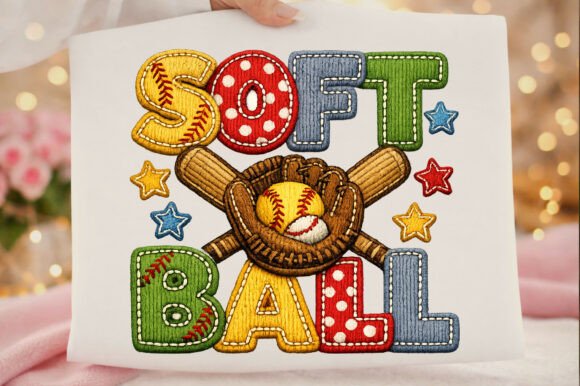 Review: Softball Game Day Faux Yarn Design for Embroidery