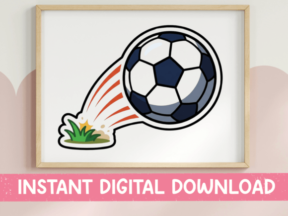 Soccer Ball Kick Sticker Design: A Pro Review