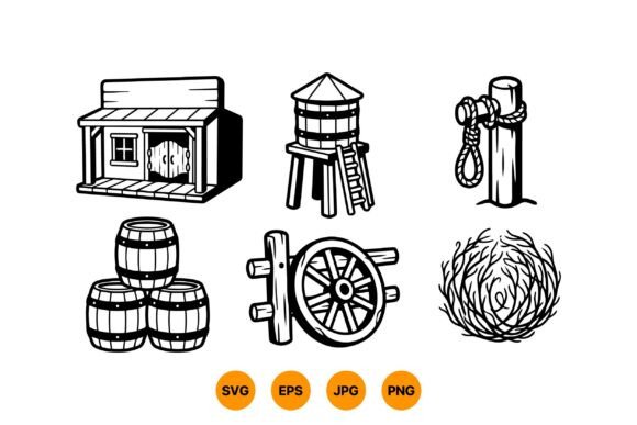 Western Saloon SVG Icons: A Designer's Field Test