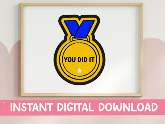 You Did It Gold Medal SVG: A Designer's Review